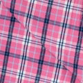 Kudottu keskipaksu flanelli, 100 % puuvilla: Ruudut, pinkki-tummansini