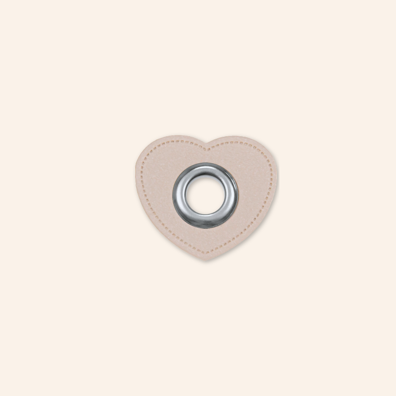 Purjerengaspari keinonahkaisella taustalla: Syd&auml;n vaalea beige (hinta sis. 2kpl)